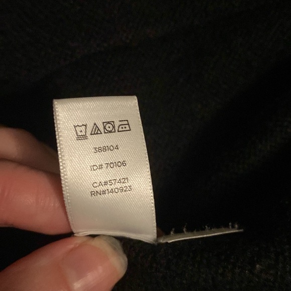 Cozy black sweater with tie waist - Picture 6 of 6